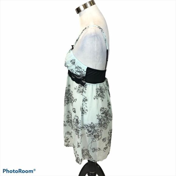 Apt 9 Tiffany Blue and Black Sexy Nightgown Small - Picture 5 of 11